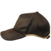 Big Watch Plain Round Mesh Cap, Braun