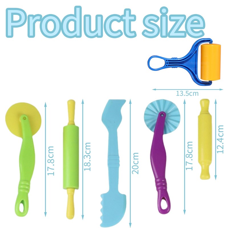 23 Piece Setplaydough Accessories, Play Dough Tools Smart Clay Dough