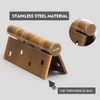 YAGU 3 Pack 4'' Door Hinges Antique Brass 4 x
