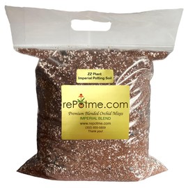 rePotme ZZ Plant Potting Soil - Imperial Houseplant Mix - Standard Bag (8 Quarts) - Great Potting Mix for Indoor Plants
