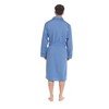 INSIGNIA Mens Plain Woven Lightweight Cotton Poly Dressing Gown Robe