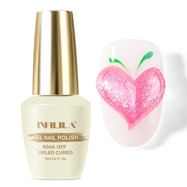 NXJ INFILILA 0.5 OZ Cat Eye Gel Polish, 15ML Holographic