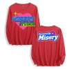 4 Colors Vibrant Heart Misery Studios Print Long Sleeve T