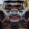 SAUTVS Front Red Grille with LED Light for Maverick X3,