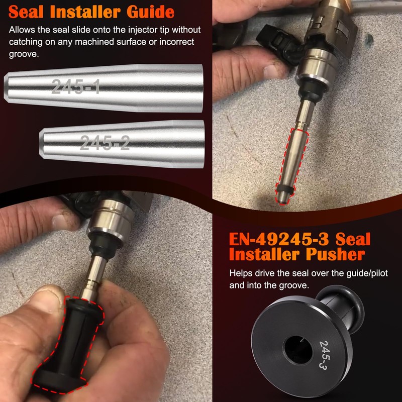 GM245 Fuel Injector Seals Tools Set Perfectly Compatible with GM