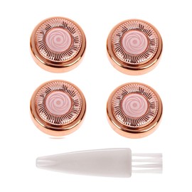 Facial Hair Remover Replacement Heads, Flawless, Pack of 4 Facial Hair Remover Replacement Blades, Flawless Facial Hair Remover Replacement Blades, Replacement Heads for Facial Hair Remover, Flawless