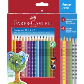 Faber-Castell 201540 - Color Grip 18 + 4 + 2 promotion set