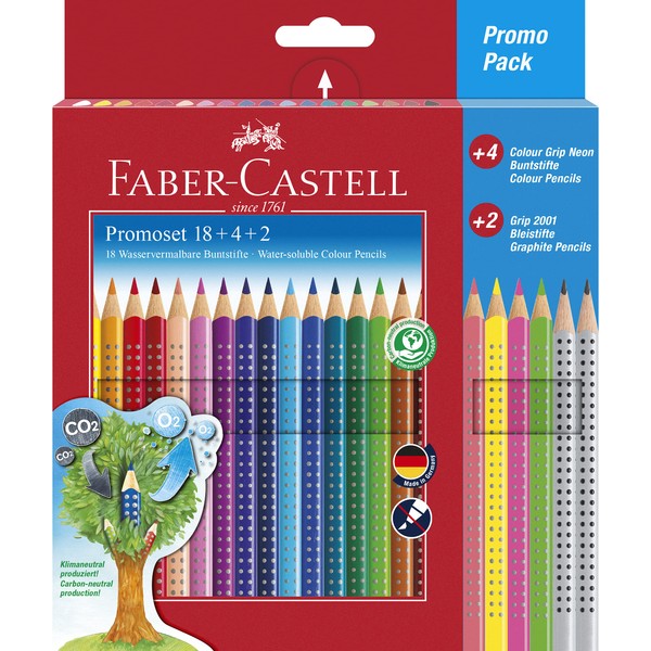 Faber-Castell 201540 - Color Grip 18 + 4 + 2