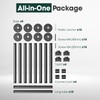 Yes4All 30-Inch Metal Table Legs – Industrial Pipe Design, Heavy-Duty