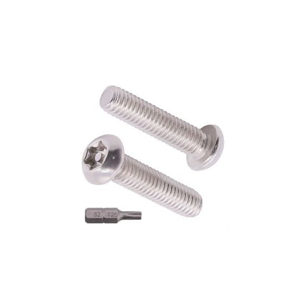 M5-0.8 x 30mm (40 pcs) Button Head Torx Security Machine