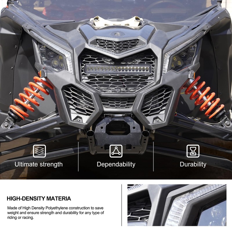 KIWI MASTER Front Fascia for 2017-2025 Can-Am Maverick X3/ Max