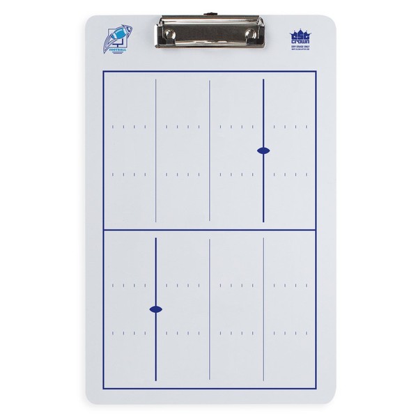 Crown Sporting Goods Dry Erase Football Coaching Clipboard