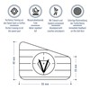 152 x Golf Impact Stickers – Weatherproof Impact Tape for