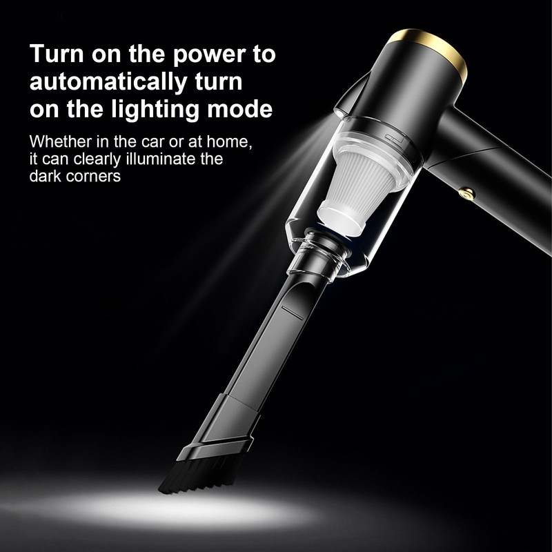 Handheld Vacuum Cleaner Cordless 90° Foldable 9000Pa 4000mAh Battery Rechargeable