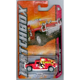 Matchbox 2012-100 MBX Island 2000 Hummer H1 ORANGE 1:64 Scale