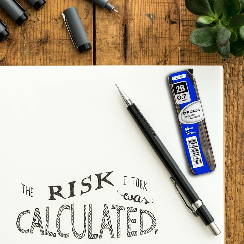 B BAZIC PRODUCTS 12 ct. 0.7 mm Ceramics Mechanical Pencil