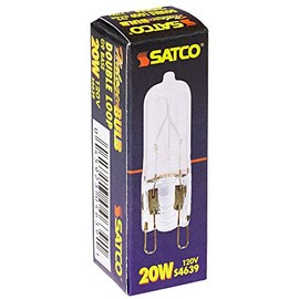 Satco 20 Watt G9 120 Volt Frosted Halogen Light Bulb