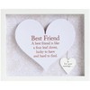 Arora 7600 Said with Sentiment Rectangular Heart Frames Best Friend,