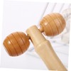 Healvian 2pcs Deep Tissue Massage Roller Wooden Handle Manual Face