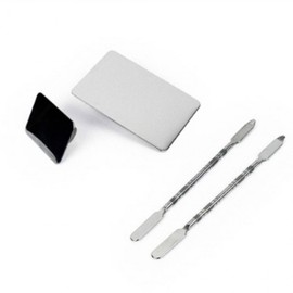 Double-Sided Foundation Spatula Set Large Cosmetic Spatula 3ea