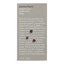 Love Tea Jasmine Pearls Loose Leaf Tea, 100g