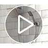 BRIGHT SHOWERS Rain Shower Head with Handheld Spray, 8 Inch