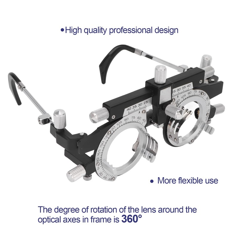 Optometry Frame, Alloy Optometry Optician Test Lens, Adjustable Test Frame,