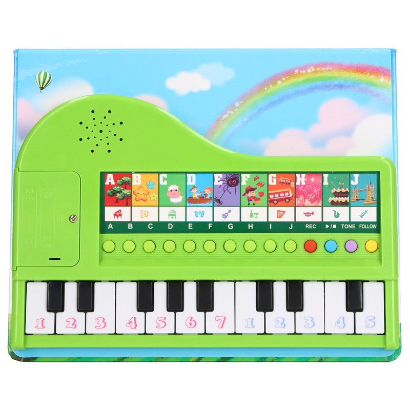 Piano Toy Book Educational Recording Function Kids Gift Toddler Musical