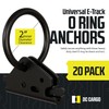 DC Cargo Heavy-Duty Steel E Track O Ring (Pack of
