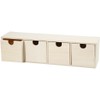 55766 Create Craft - 4 Drawer Box plywood 1pc