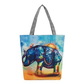 Millya Creative Waterproof Foldable Large Shopping Bag Travel Recycle Bag with Side Pocket (226f)