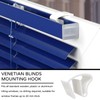 8 x clamp supports for blinds, universal plastic clamp holder,