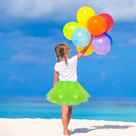 Girl Tutu Skirts, Magic Light Princess LED Dancing Skirt Tulle Ballet