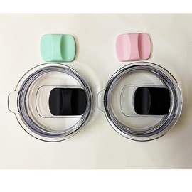 Tumbler Lid Replacement for 20/30 oz YETI Rambler, Magnetic Slider, Splash Resistant (20 OZ)