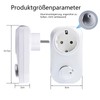 Bilihondim Steckdosendimmer, LED und Halogen Dimmer, Plug & Play Drehschalter