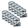 GREENCYCLE 10PK Compatible for LW Label Maker Tape 24mm 1"