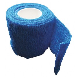 Self-Adherent Bandage, Blue, 2in W x 5yd L