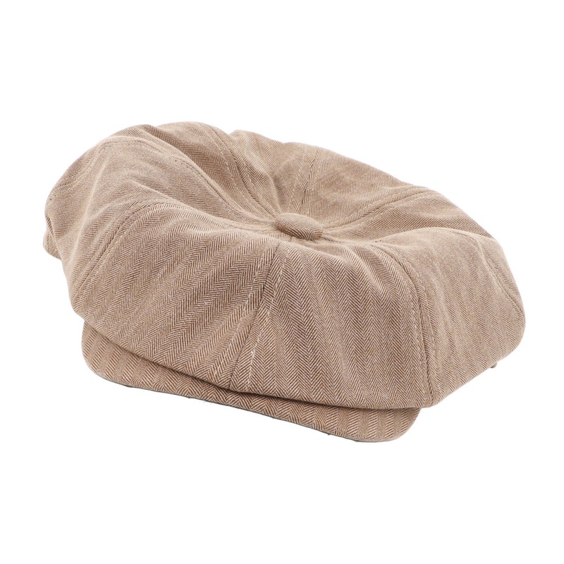 Men Newsboy Hat Vintage Style Soft Cotton Casual Octagonal Hats