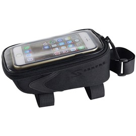 SURFAS 13941 Bicycle Multi-functional Lightweight Frame Bag Smartphone Top Tube Bag, Black