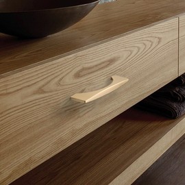 Asidrama 10 Pack 3.75 Inch(96mm) Brushed Brass Kitchen Cabinet Handles, Cabinet Pulls Kitchen Cabinet Hardware for Cupboard Drawer Pulls