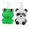 ULTECHNOVO 2Pcs Portable Travel Bottles Multi Function Lotion Dispensers with