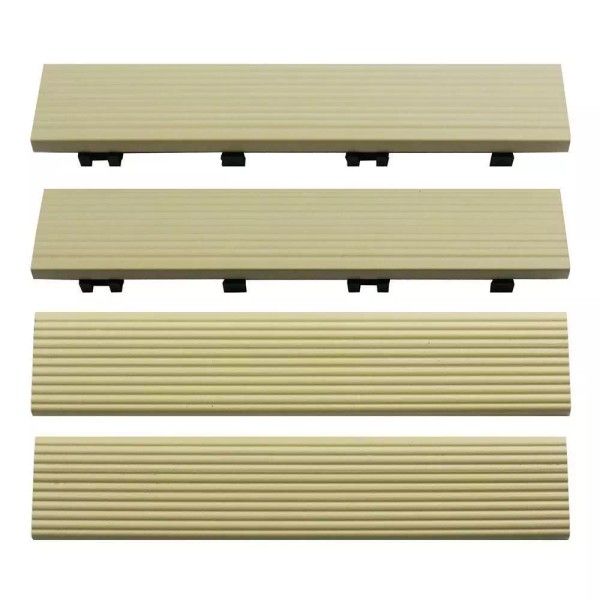 NewTechWood 1/6 ft. x 1 ft. Quick Composite Deck Tile