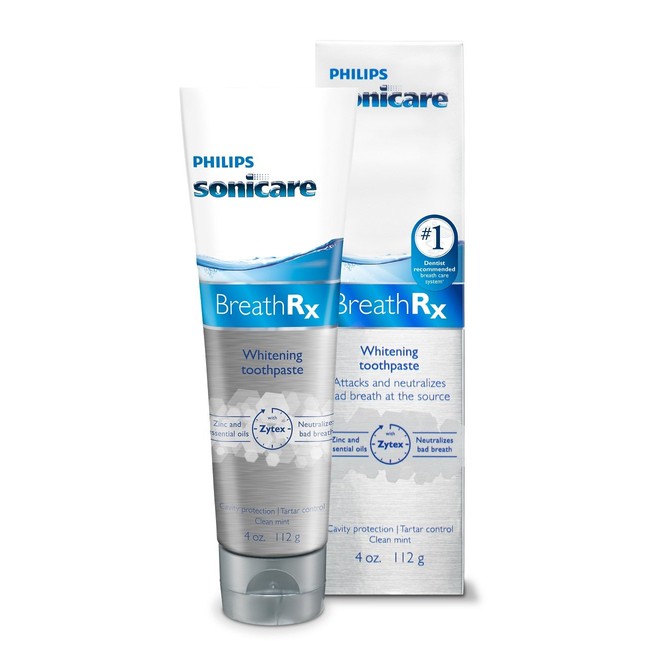 Philips Sonicare Breathrx Whitening Toothpaste 4oz