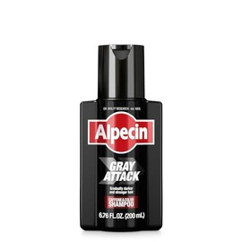 Alpecin Champú Gray Attack Con Cafeína Y Color, 6.76 Onzas Líquidas                                                                                   