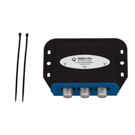 1 x DiseqC Switch 2/1 with Weatherproof Housing GigaBlue Ultra DiSEqC Switch 2 x SAT LNB 1 x Subscriber / Receiver for Full HDTV 3D 4K UHD + 3 x F-Connector 2 x Cable Ties