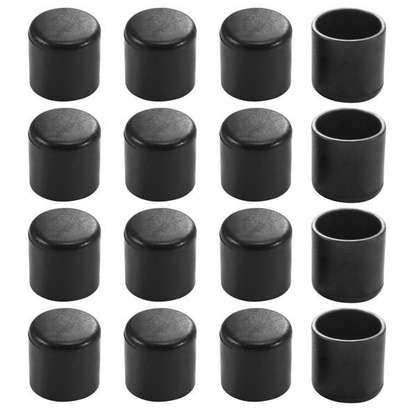 sourcing map Pack of 16 Chair Leg Caps Pipe Plugs