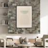 AULIGET 100-Piece Beige & Brown Slate Peel and Stick Backsplash