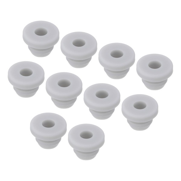sourcing map 10Pcs Snap Rubber Grommet Plug Mount Dia 4.5mm