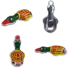 Freak Scene Tin Toy Knack Duck Clicker Tin Animal Tin Duck Set
