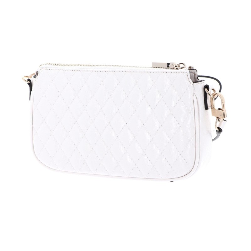 GUESS Yarmilla Double Pouch Crossbody White